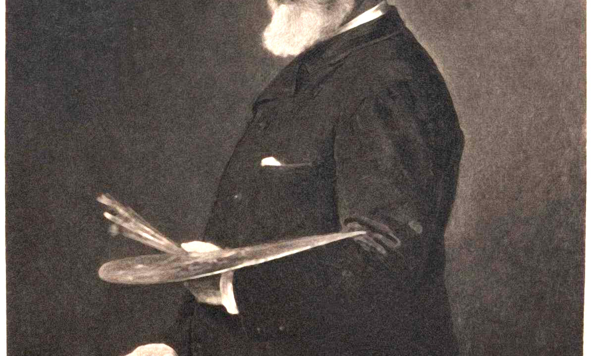 Bildnis von Andreas Achenbach (Heinrich von Angeli), Namensgeber des Achenbachhangs