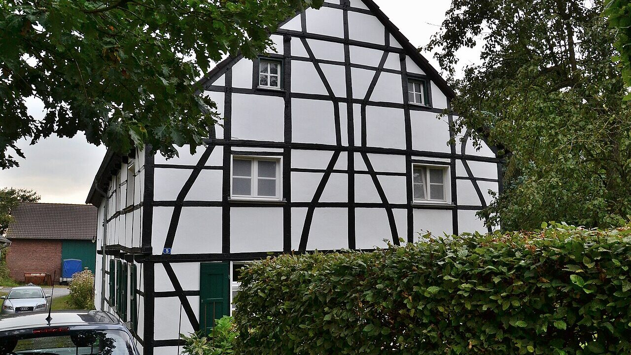 Fachwerkhaus aus dem späten 18. Jahrhundert in Essen-Byfang