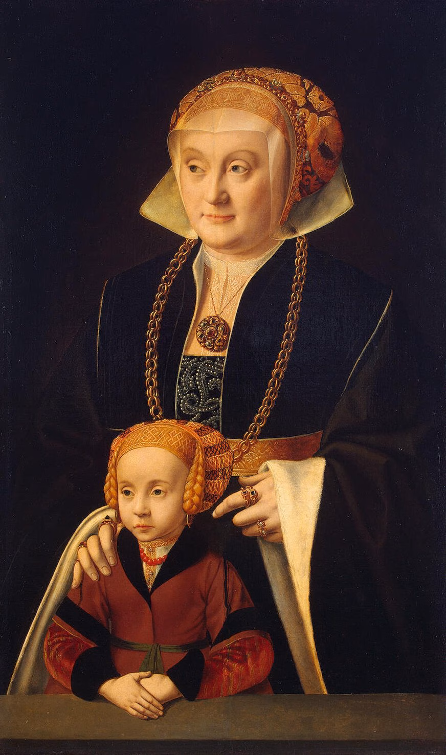 Frauenbildnis von Barthel Bruyn dem Älteren (1540), Namensgeber der Barthel-Bruyn-Straße