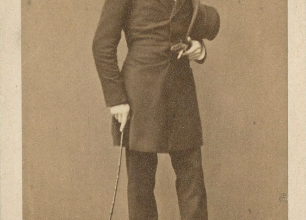 Porträt von Eduard Bendemann (um 1868), Namensgeber der Bendemannstraße