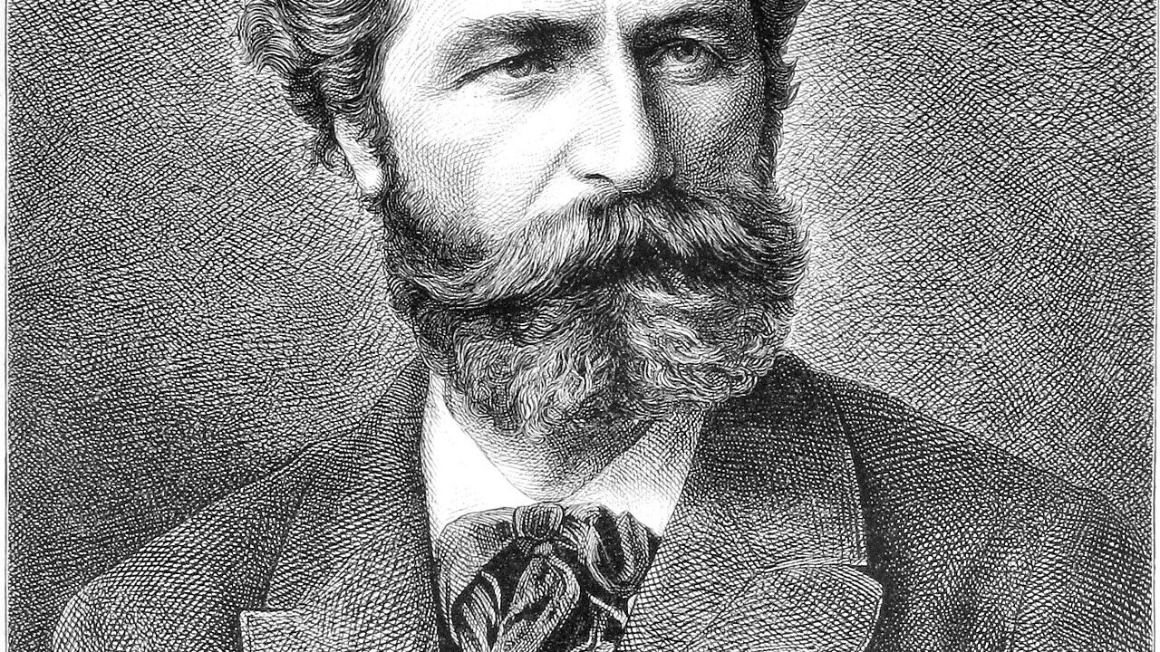 Porträt von Franz von Defregger (Die Gartenlaube, 1883), Namensgeber der Defreggerstraße