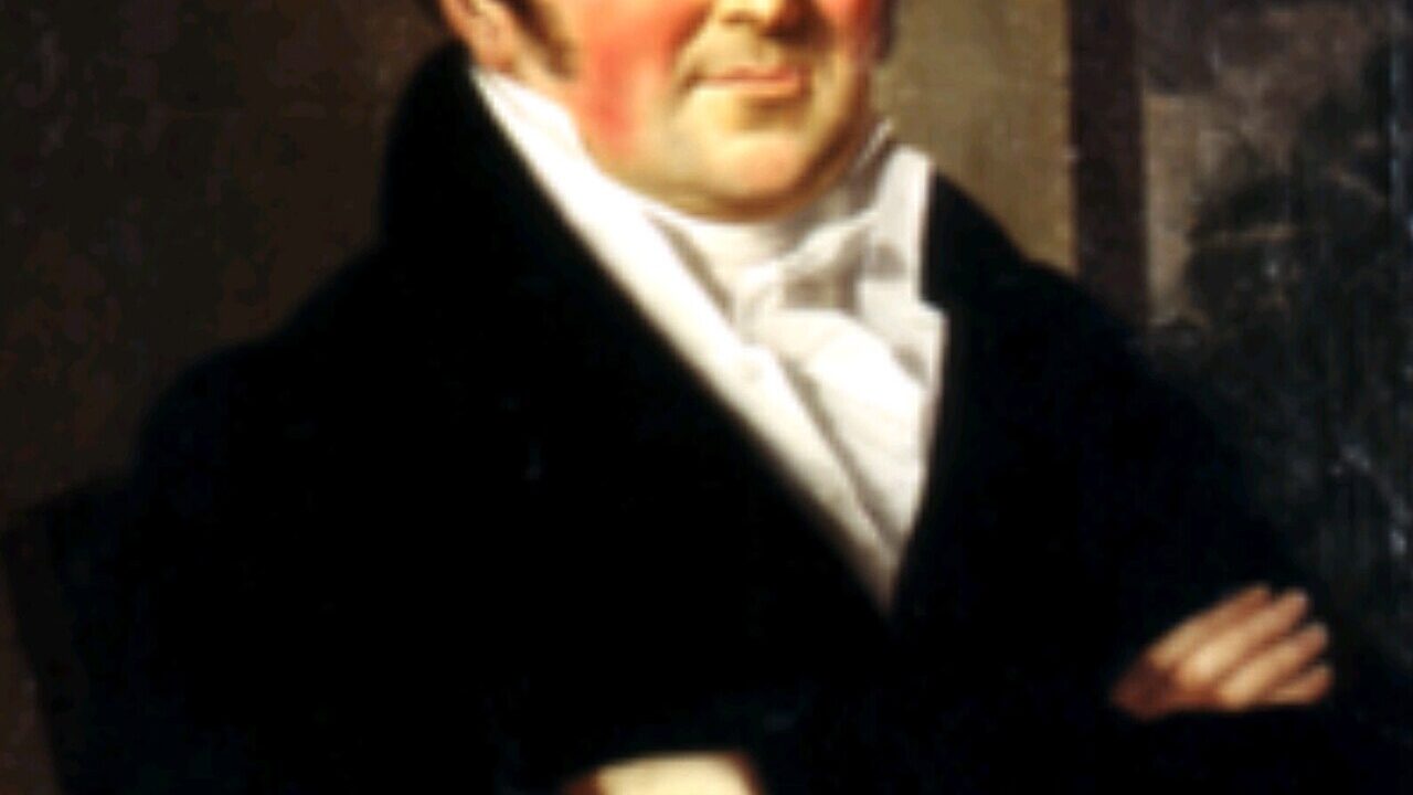 Bildnis von Johann Gottfried Dingler (um 1820), Namensgeber der Dinglerstraße