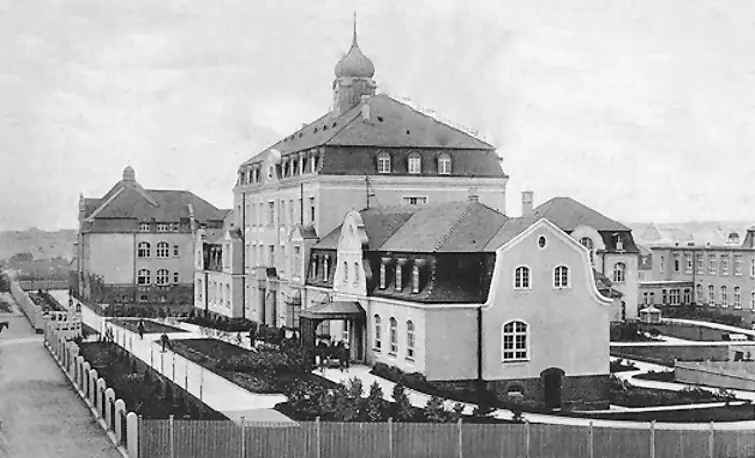 Die Städtischen Krankenanstalten Essen um 1910