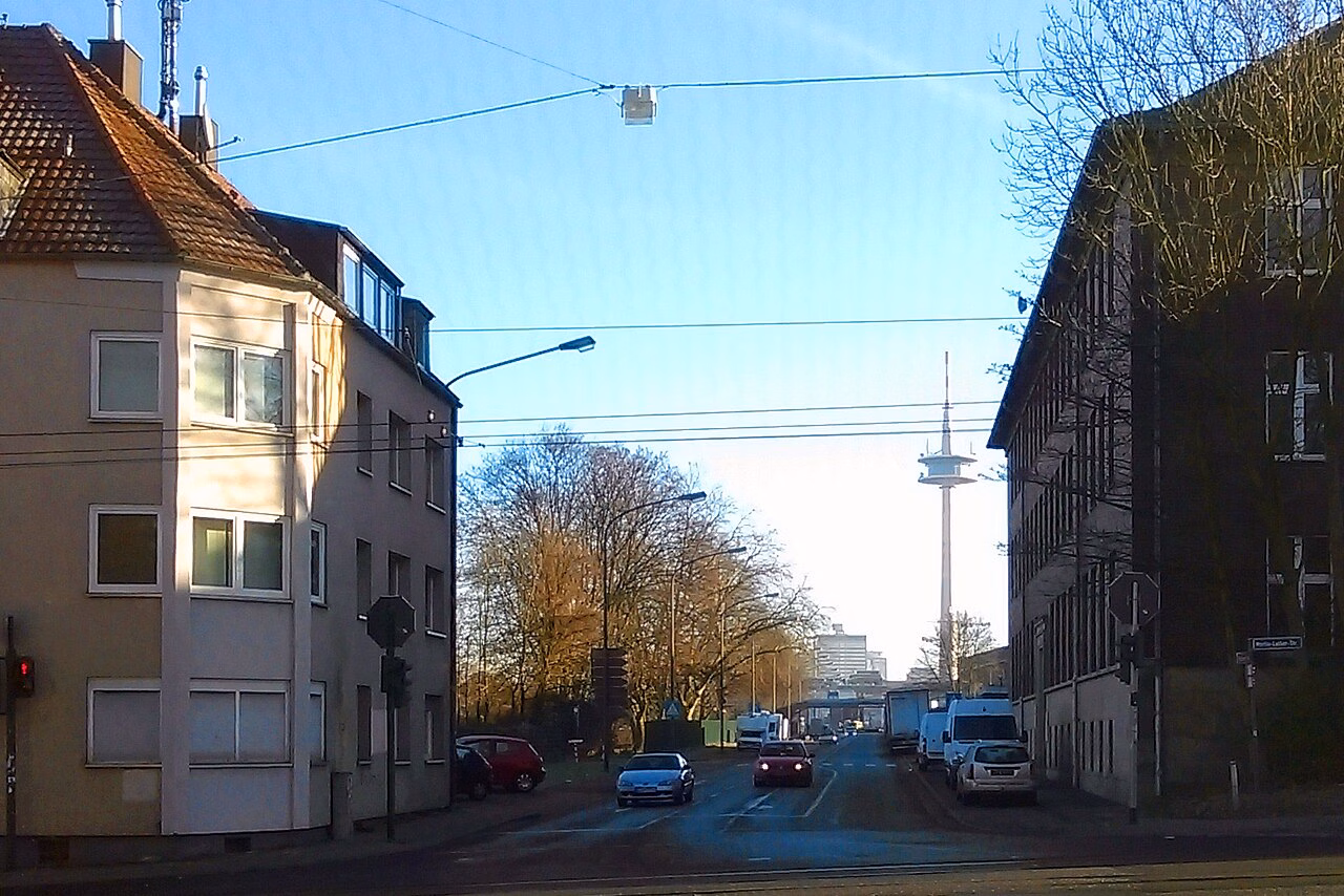 Wohnhäuser an der Münchener Straße in Essen-Holsterhausen