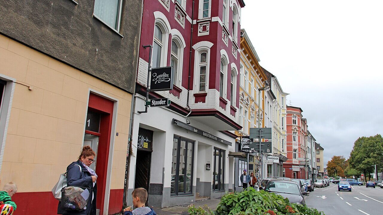 Wohnhäuser an der Kahrstraße in Essen