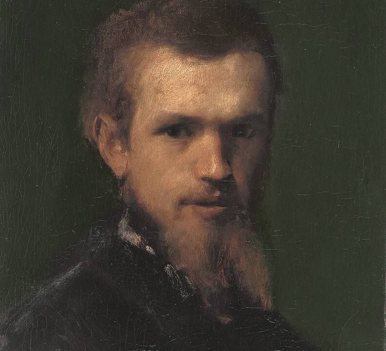 Selbstbildnis von Franz von Lenbach, Namensgeber der Lenbachstraße