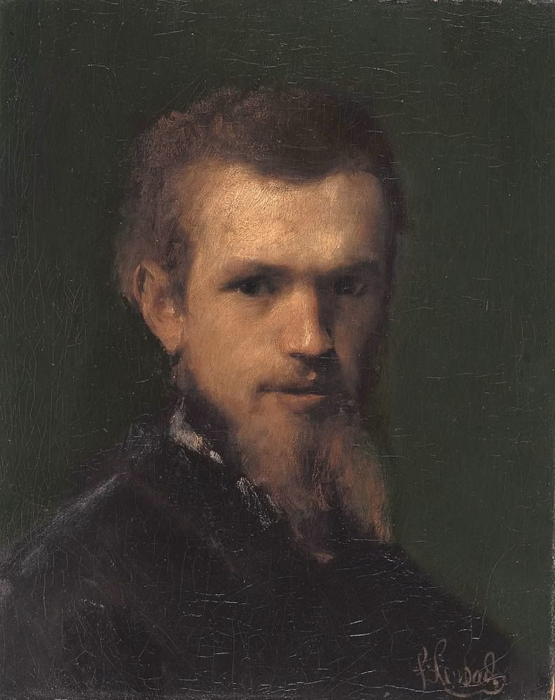 Selbstbildnis von Franz von Lenbach, Namensgeber der Lenbachstraße