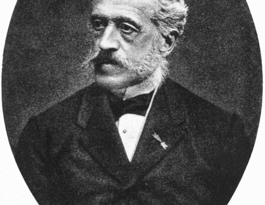 Porträt von Bernhard von Langenbeck, Namensgeber der Langenbeckstraße