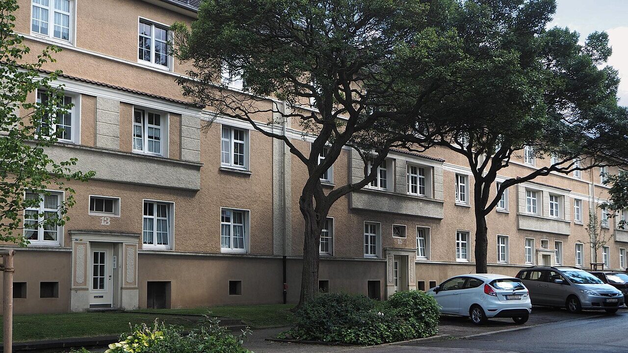 Siedlung Luisenhof an der Liebigstraße in Essen