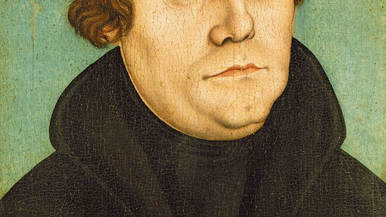 Porträt von Martin Luther (Werkstatt Lucas Cranach d. Ä., 1528), Namensgeber der Martin-Luther-Straße