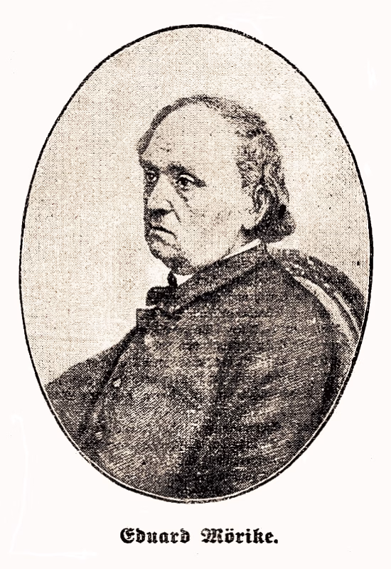 Porträt von Eduard Mörike (um 1865), Namensgeber der Mörikestraße