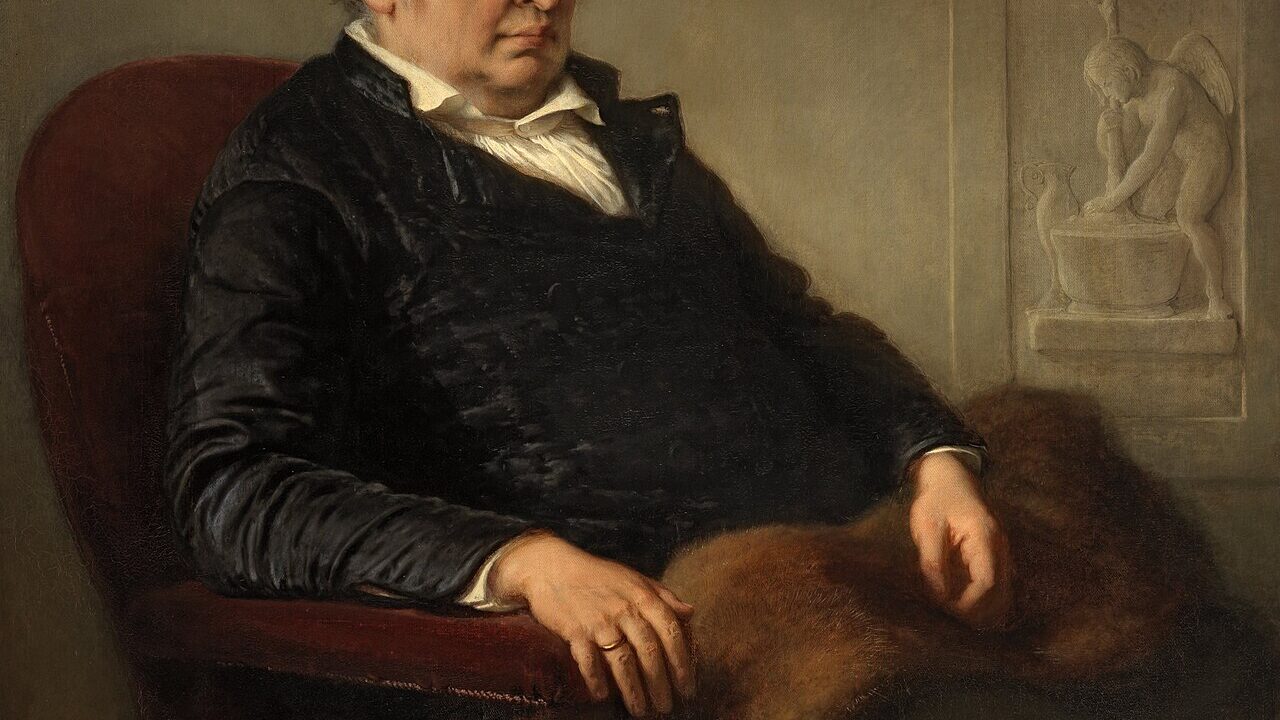 Bildnis von Wilhelm von Schadow (Eduard Bendemann), Namensgeber der Schadowstraße