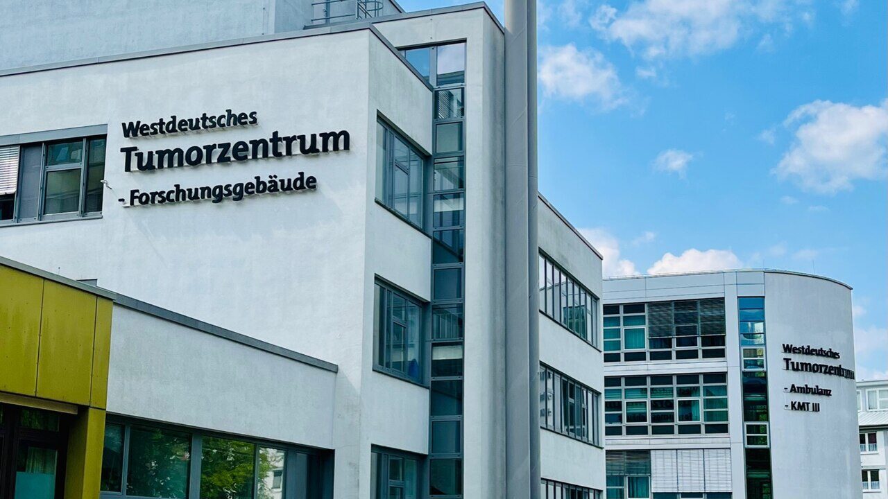 Gebäude des Westdeutschen Tumorzentrums am Universitätsklinikum Essen