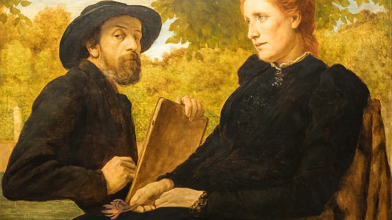 Selbstbildnis von Wilhelm Steinhausen mit seiner Frau, Namensgeber der Steinhausenstraße