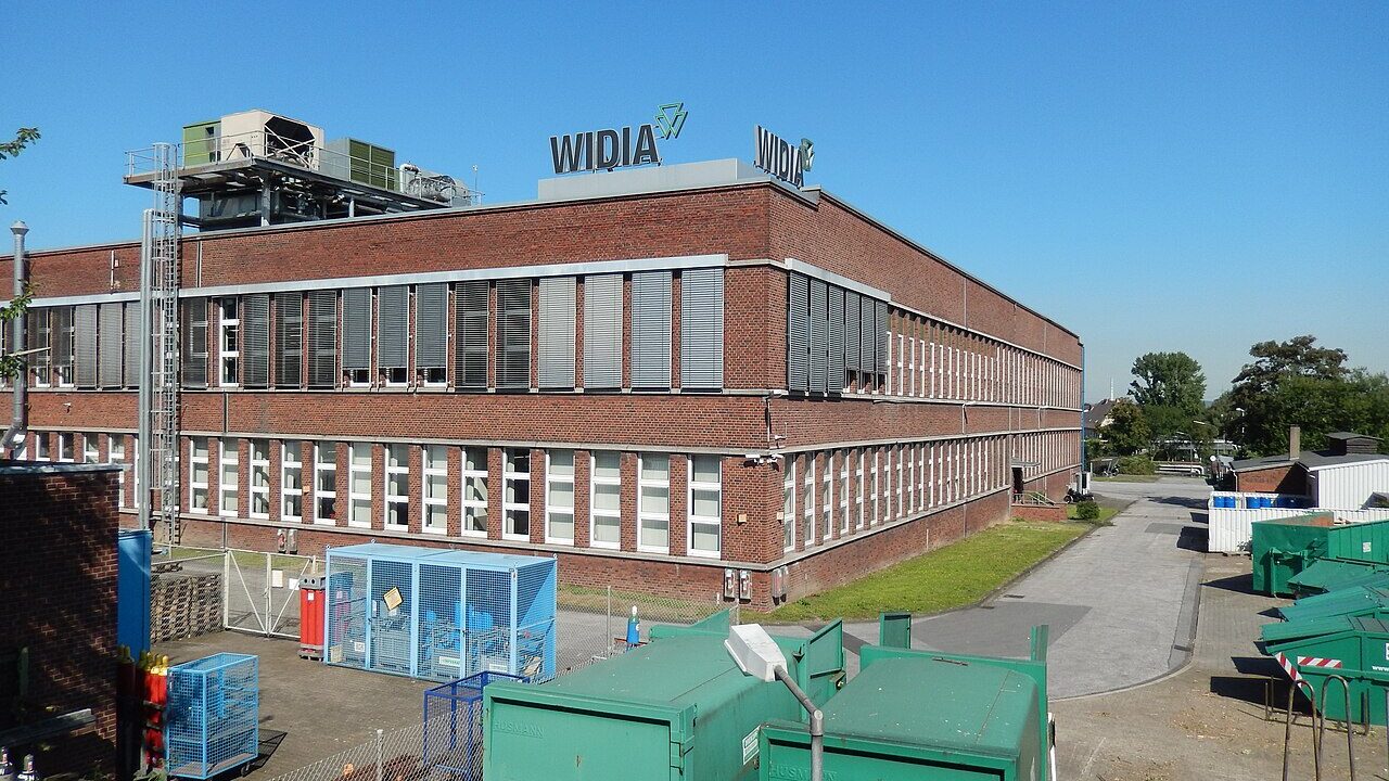 Fabrikgebäude des Werkzeugherstellers Widia in Essen